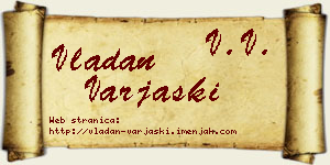 Vladan Varjaški vizit kartica